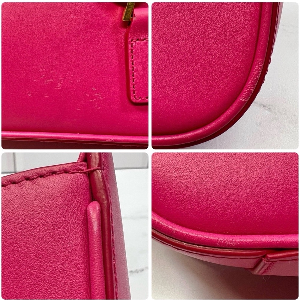 Yves Saint Laurent Le 5 a 7 Fuchsia Shoulder Bag - Picture 8 of 8